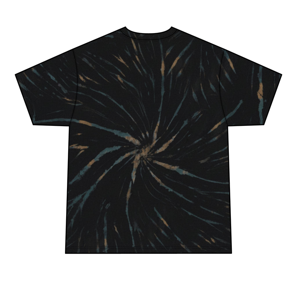 Alien DJ Tie-Dye Tee — Neon UFO Graphic Men’s T-Shirt
