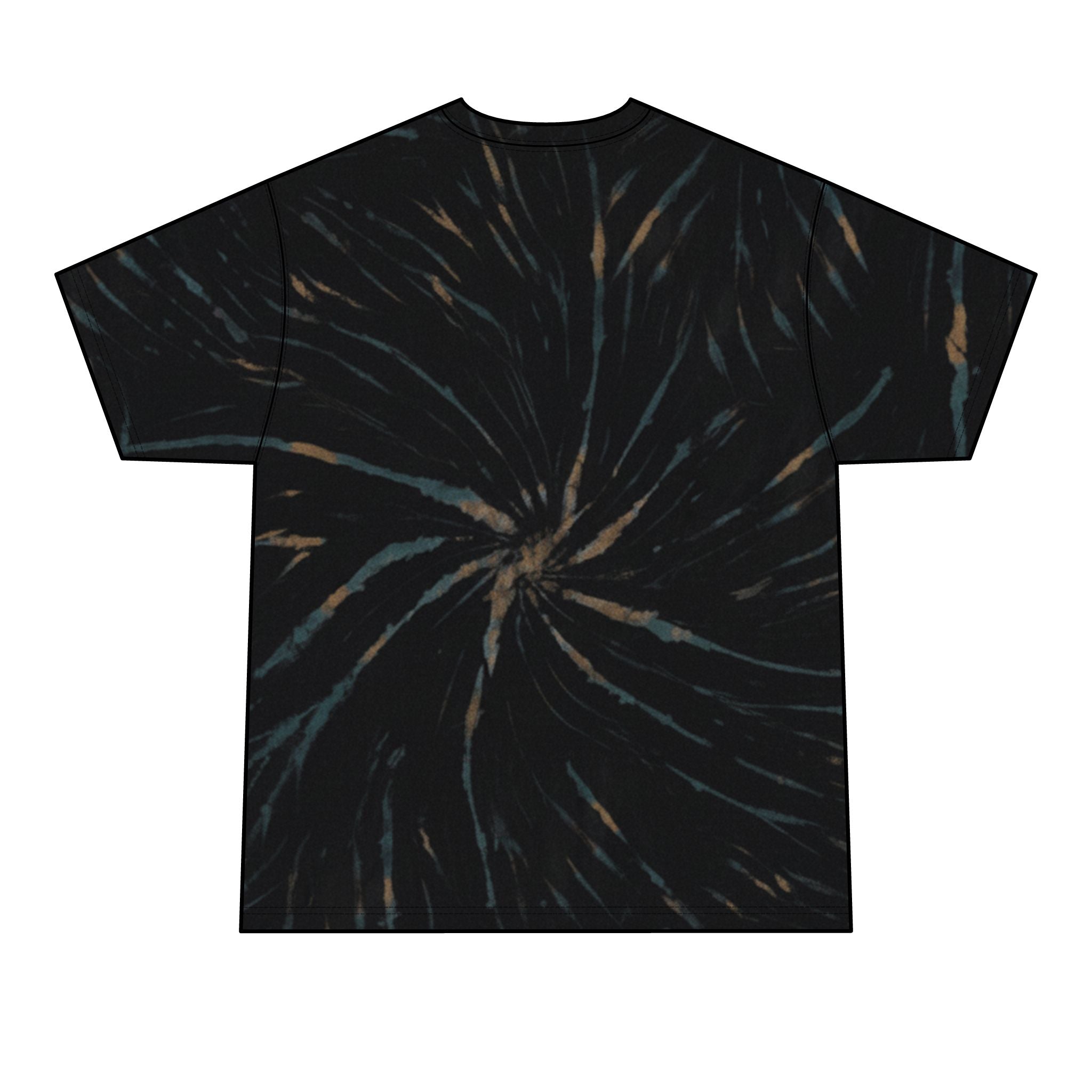 Alien DJ Tie-Dye Tee — Neon UFO Graphic Men’s T-Shirt