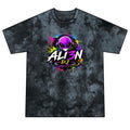 Alien DJ Tie-Dye T-Shirt — Crystal Graphic Tee