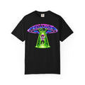 Alien DJ UFO Abduction T-Shirt - Standard 100% Cotton