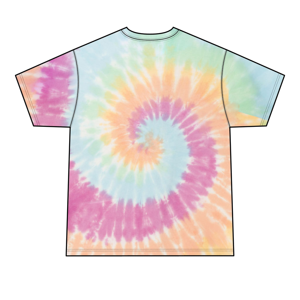 Alien DJ Tie-Dye Tee — Neon UFO Graphic Men’s T-Shirt